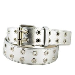 image-Air Eye Belt Men's Punk Double-breasted Pin Buckle Belt