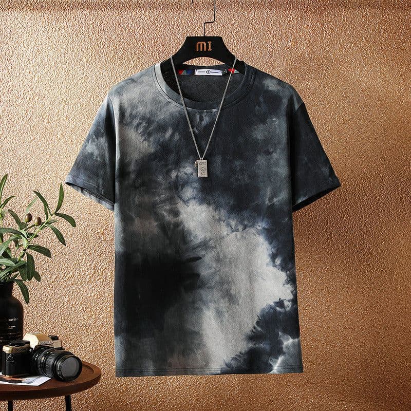 image-Men's Camouflage T-Shirt Loose Fit Short Sleeve Round Neck