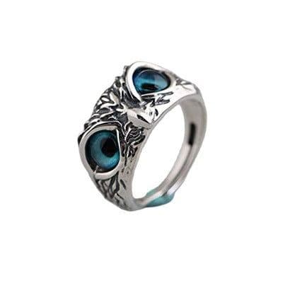 image-Vintage Alloy Owl Ring Adjustable Women's Jewelry