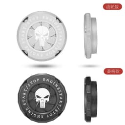 image-Punisher One-Button Start Ignition Switch Cover Metal Ring