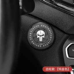 image-Punisher One-Button Start Ignition Switch Cover Metal Ring