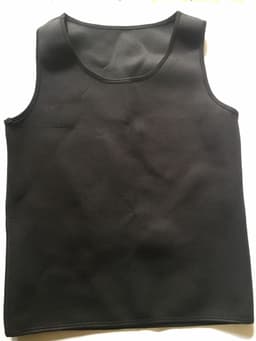 image-Neoprene Sauna Vest Body Shaper Waist Trainer for Men
