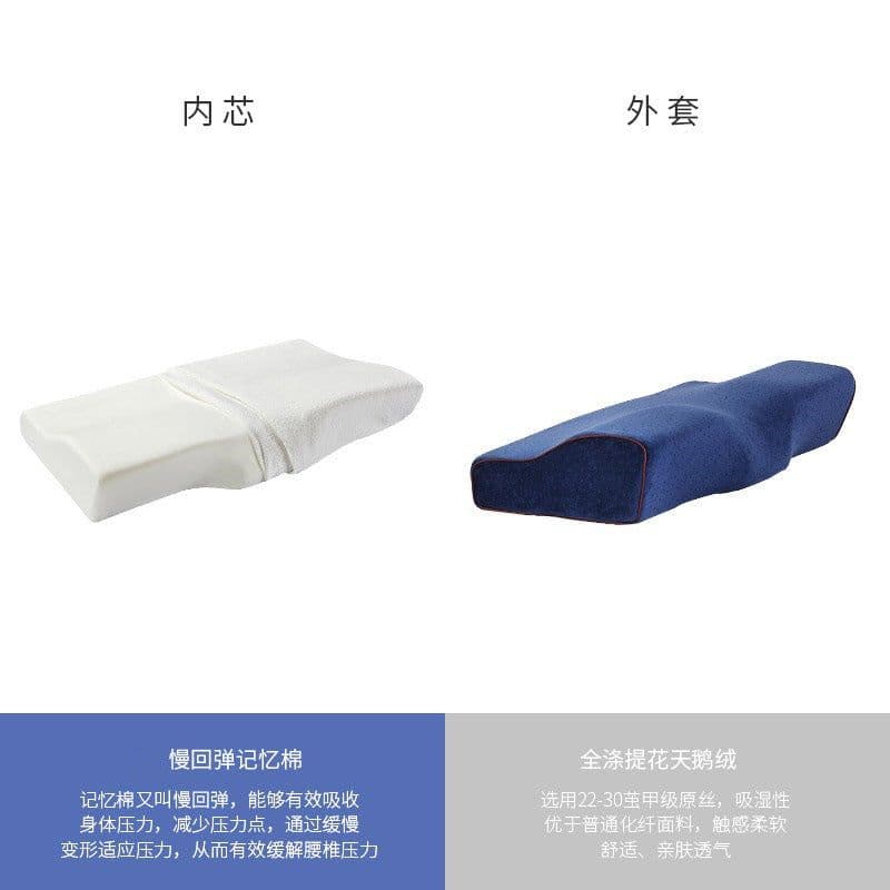 image-Memory Foam Contour Pillow Cervical Neck Support Orthopedic