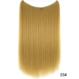 image-Fishing Line Hair Extension Wig Piece