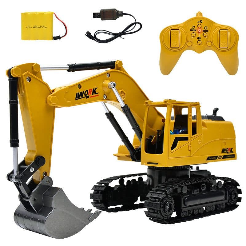 image-1:24 Alloy Excavator 2.4G Wireless Remote Control Toy