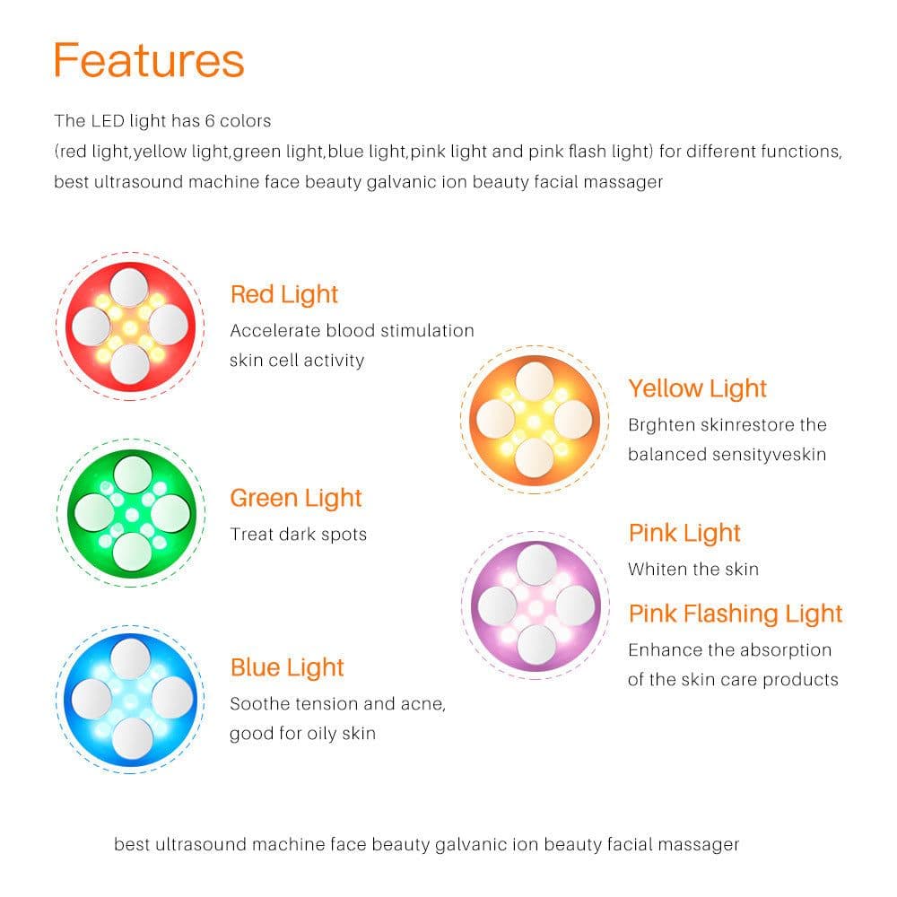 image-EMS Mesotherapy Electroporation RF LED Facial Beauty Device