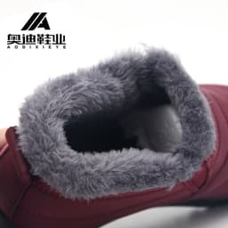 image-Ruihe Xuan Women's Winter Cotton Boots Waterproof Non-Slip Flat