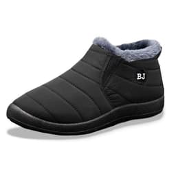 image-Ruihe Xuan Women's Winter Cotton Boots Waterproof Non-Slip Flat