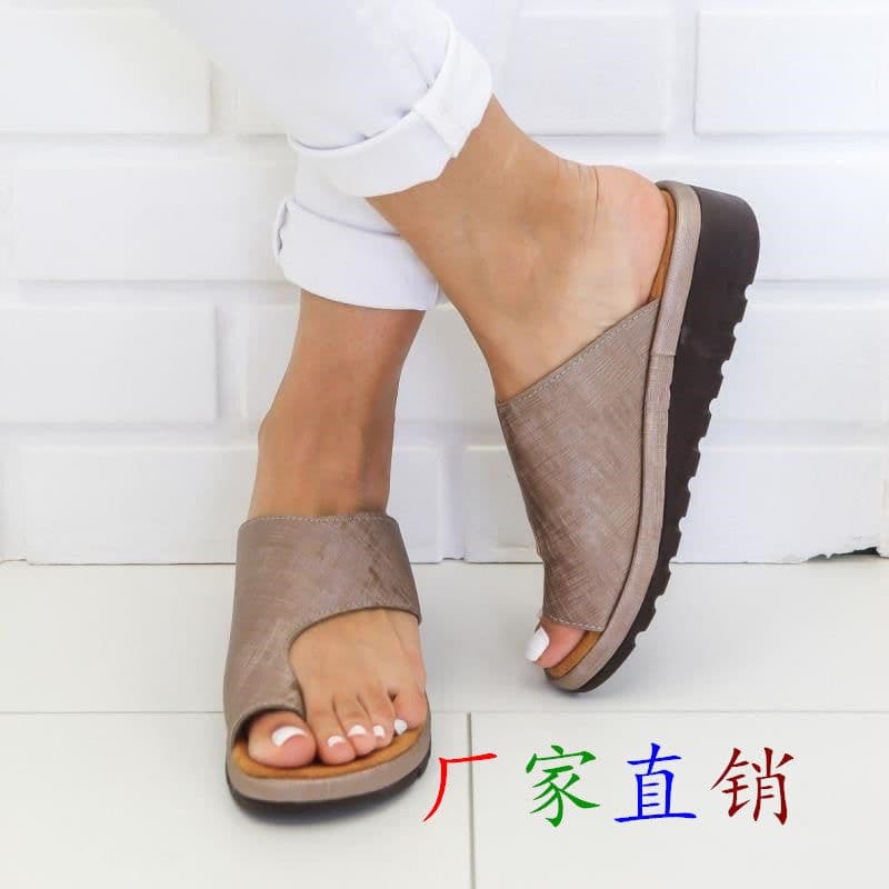 image-Women's Flat Slip-On Sandals Size 40-43