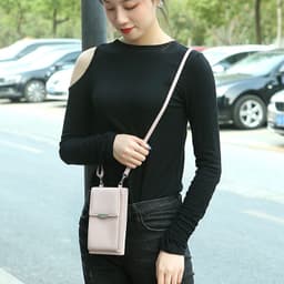 image-Women's Crossbody Phone Wallet Long Large Capacity Purse