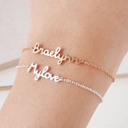 image-Personalized Custom Name Bracelet Stainless Steel