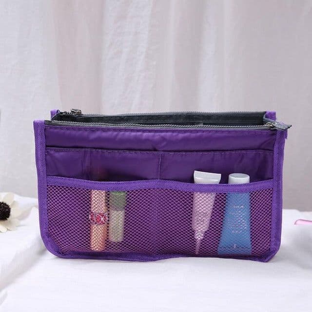 image-Multifunction Organizer Insert Bag Women Nylon Travel