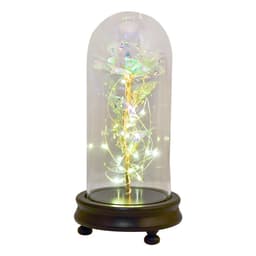 image-24k Gold Foil Rose with Glass Cover Valentine's Gift Decoration