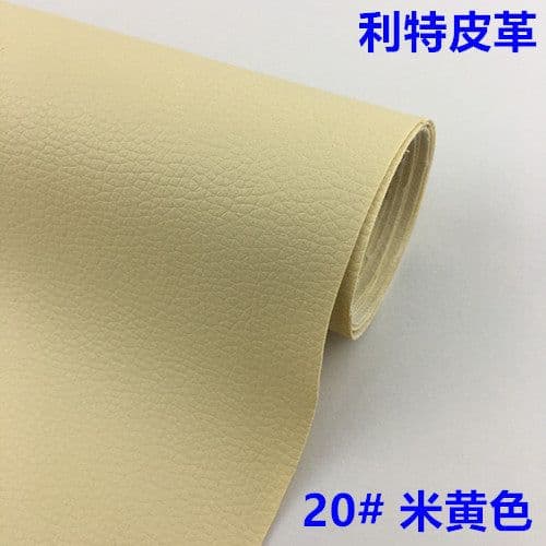 image-PVC Leather Repair Patch Sticker 137cm Self-Adhesive Lychee Pattern