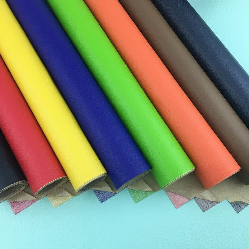 image-PVC Leather Repair Patch Sticker 137cm Self-Adhesive Lychee Pattern