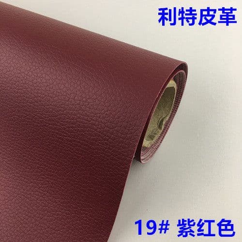 image-PVC Leather Repair Patch Sticker 137cm Self-Adhesive Lychee Pattern