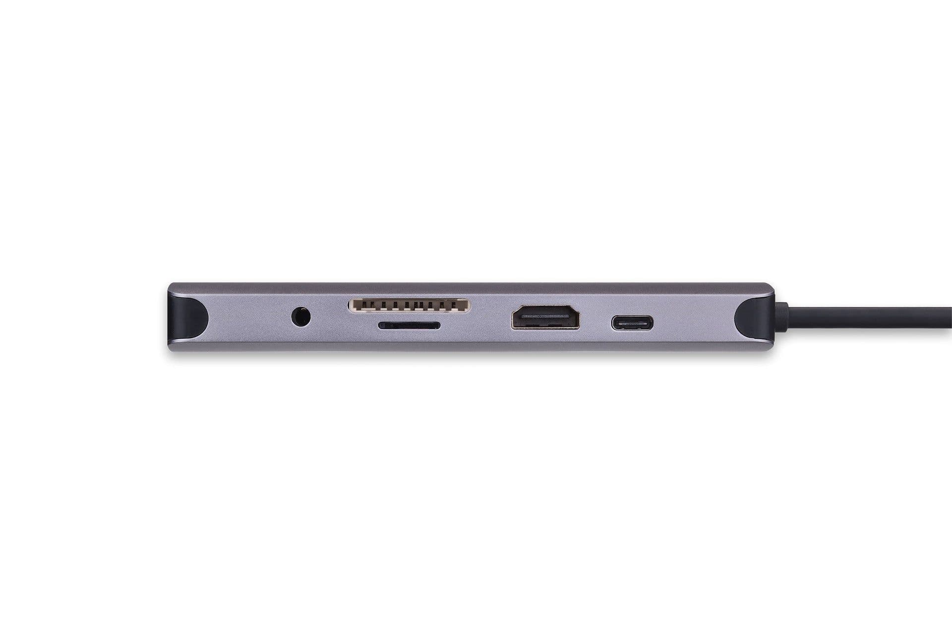 image-9-in-1 USB-C Hub Docking Station HDMI RJ45 SD/TF TC91N
