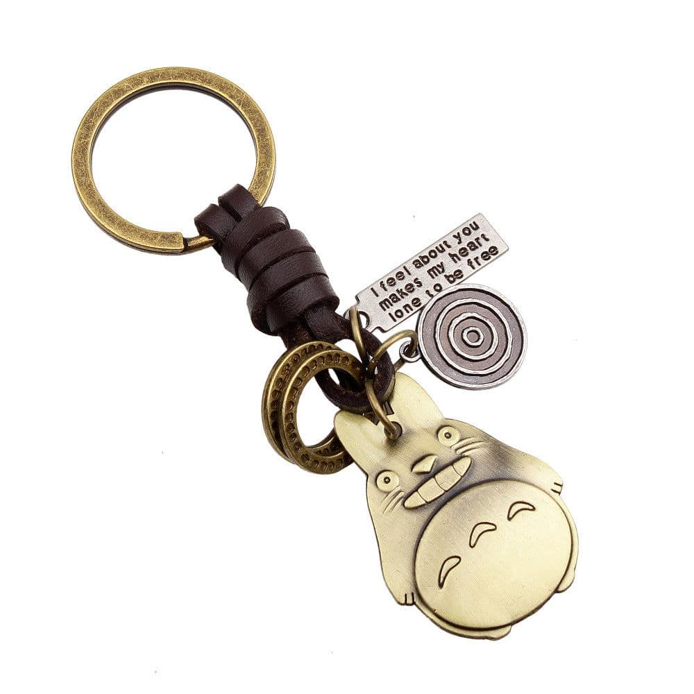 image-Chino Creative Goods My Neighbor Totoro Keychain Metal Gold
