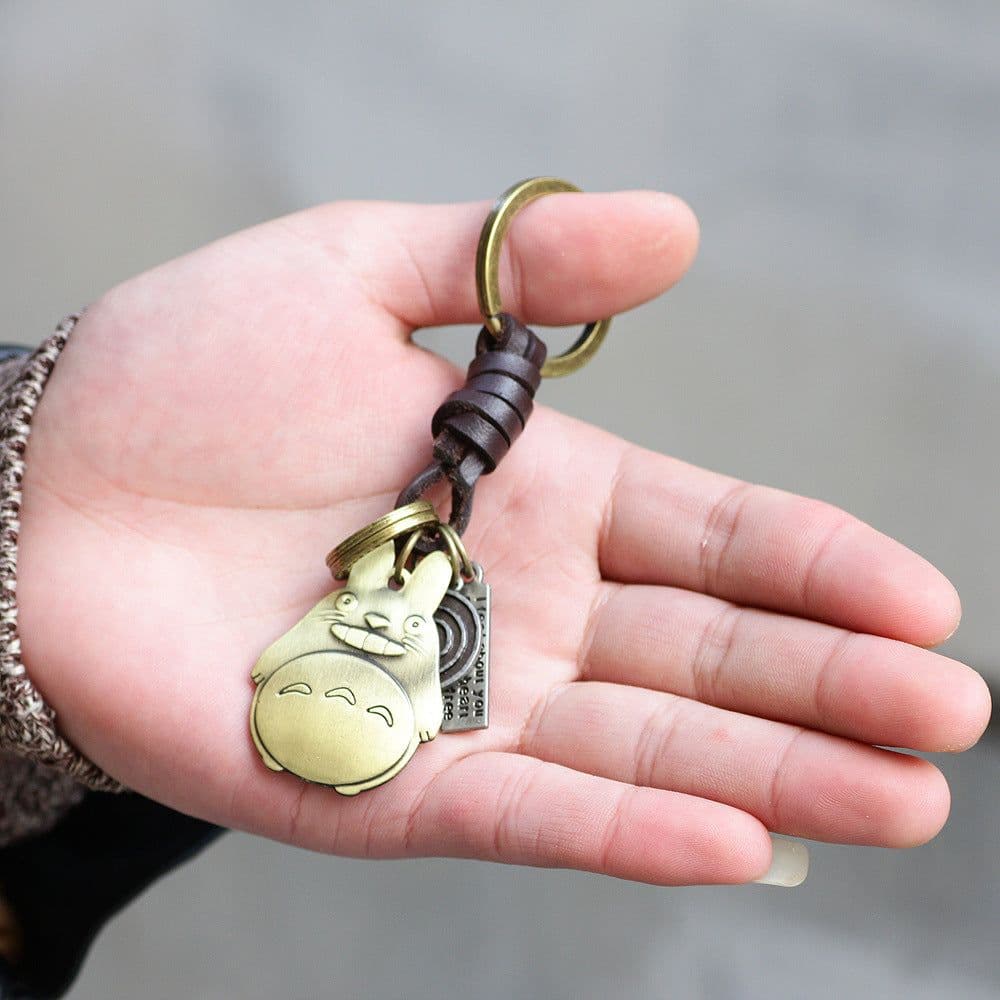image-Chino Creative Goods My Neighbor Totoro Keychain Metal Gold