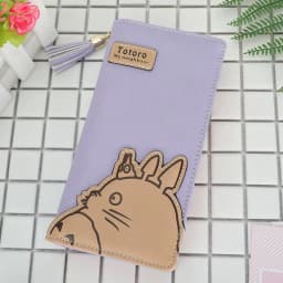 image-Anime Cartoon PU Leather Long Wallet Zipper Multi-Card Clutch