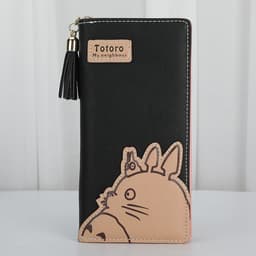 image-Anime Cartoon PU Leather Long Wallet Zipper Multi-Card Clutch