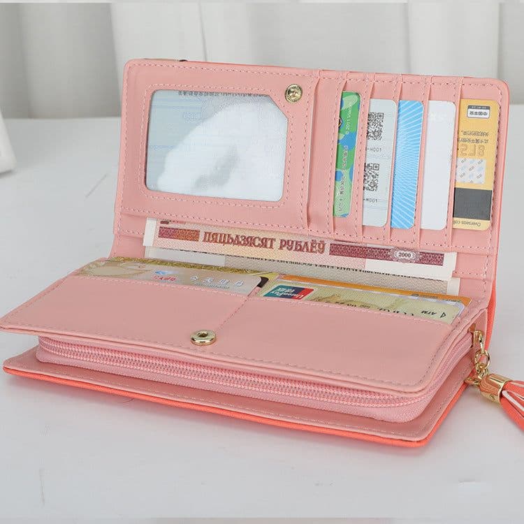 image-Anime Cartoon PU Leather Long Wallet Zipper Multi-Card Clutch