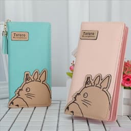 image-Anime Cartoon PU Leather Long Wallet Zipper Multi-Card Clutch