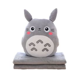 image-Totoro Plush Pillow Blanket 3-in-1 Hand Warmer