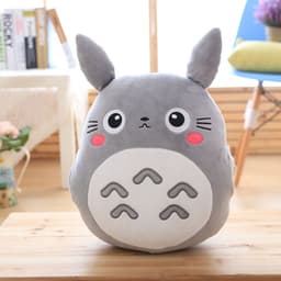 image-Totoro Plush Pillow Blanket 3-in-1 Hand Warmer