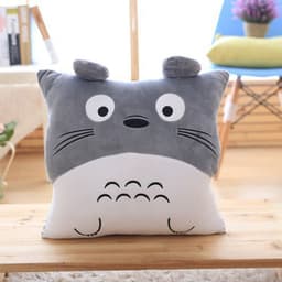 image-Totoro Plush Pillow Blanket 3-in-1 Hand Warmer