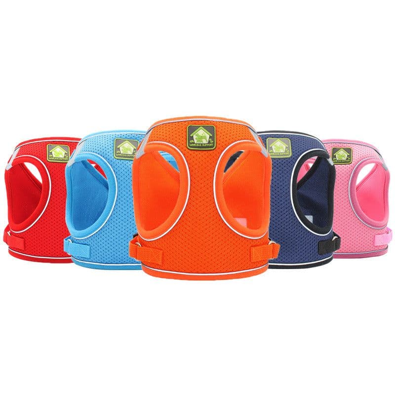 image-Dog Harness Vest Leash Set for Small Dogs Puppies