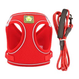image-Dog Harness Vest Leash Set for Small Dogs Puppies