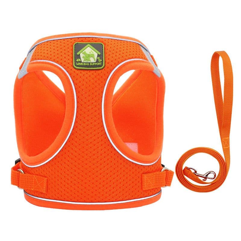 image-Dog Harness Vest Leash Set for Small Dogs Puppies
