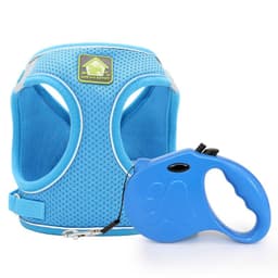 image-Dog Harness Vest Leash Set for Small Dogs Puppies