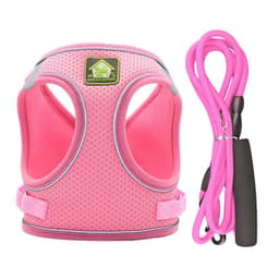 image-Dog Harness Vest Leash Set for Small Dogs Puppies