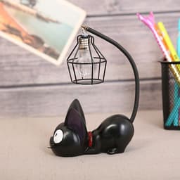 image-Hayao Miyazaki Jiji Cat Night Light Resin Ornament Home Decor