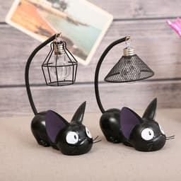 image-Hayao Miyazaki Jiji Cat Night Light Resin Ornament Home Decor