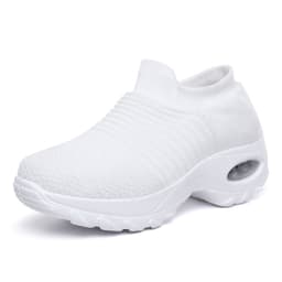 image-Women's Yoga Shoes Rubber Sole Slip-On Warm Dance Sneakers