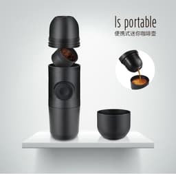 image-Hand-pressed Portable Espresso Machine Manual Coffee Maker