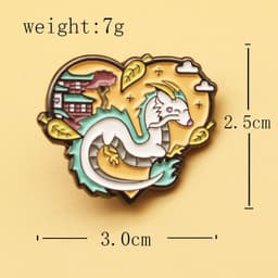 image-Spirited Away No-Face Metal Brooch Pin