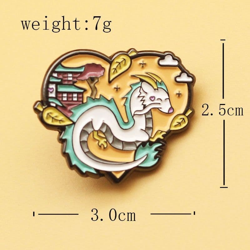 image-Spirited Away No-Face Metal Brooch Pin