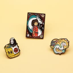 image-Spirited Away No-Face Metal Brooch Pin