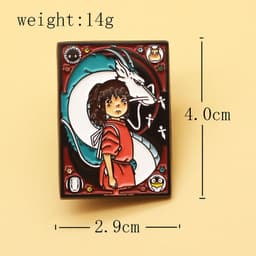 image-Spirited Away No-Face Metal Brooch Pin