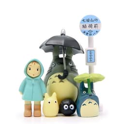 image-Jili Cat Bus Station PVC Cartoon Figurine Set (6 Pieces)