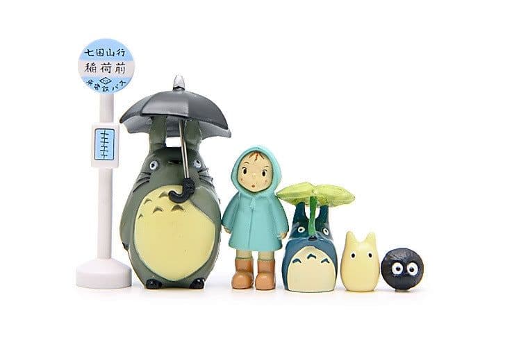 image-Jili Cat Bus Station PVC Cartoon Figurine Set (6 Pieces)