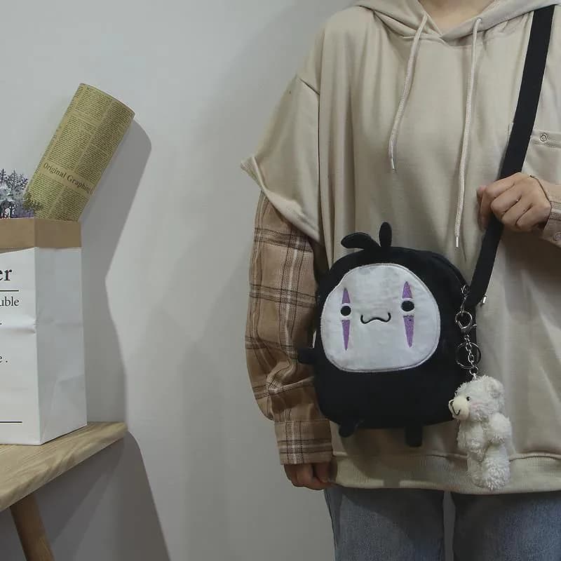 image-Canvas Contrast Small Messenger Bag