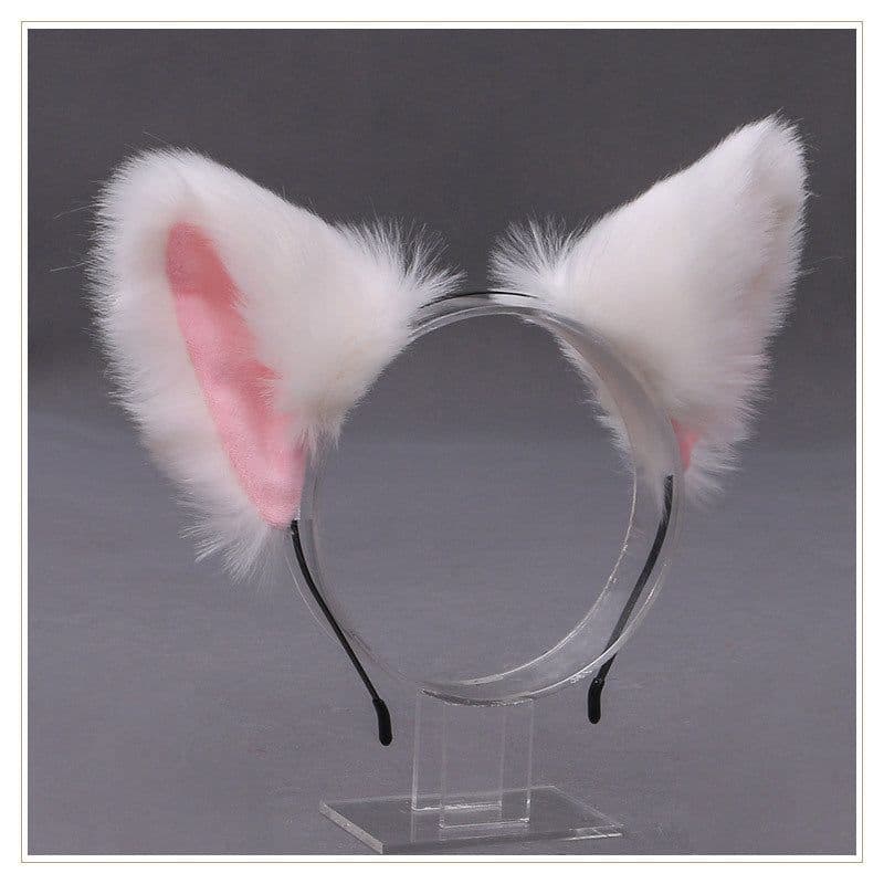 image-Fox Ears Headband Cat Girl Maid Headdress Hair Accessories