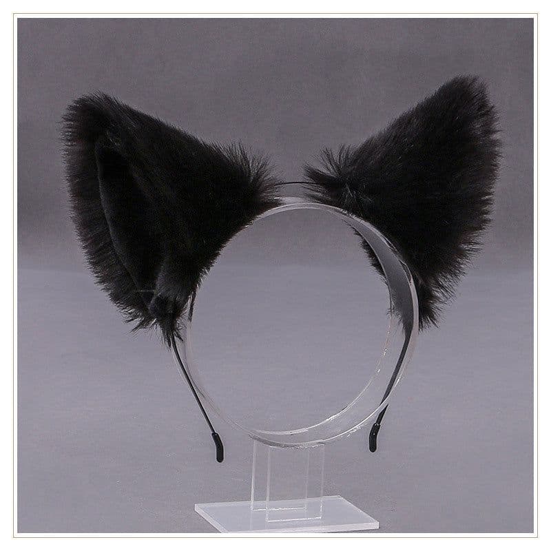 image-Fox Ears Headband Cat Girl Maid Headdress Hair Accessories