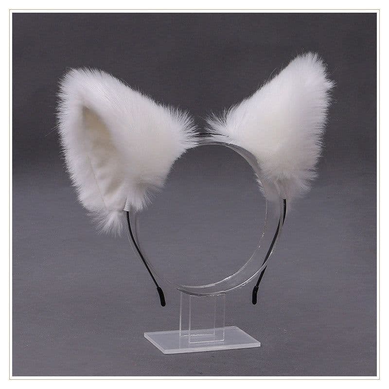 image-Fox Ears Headband Cat Girl Maid Headdress Hair Accessories