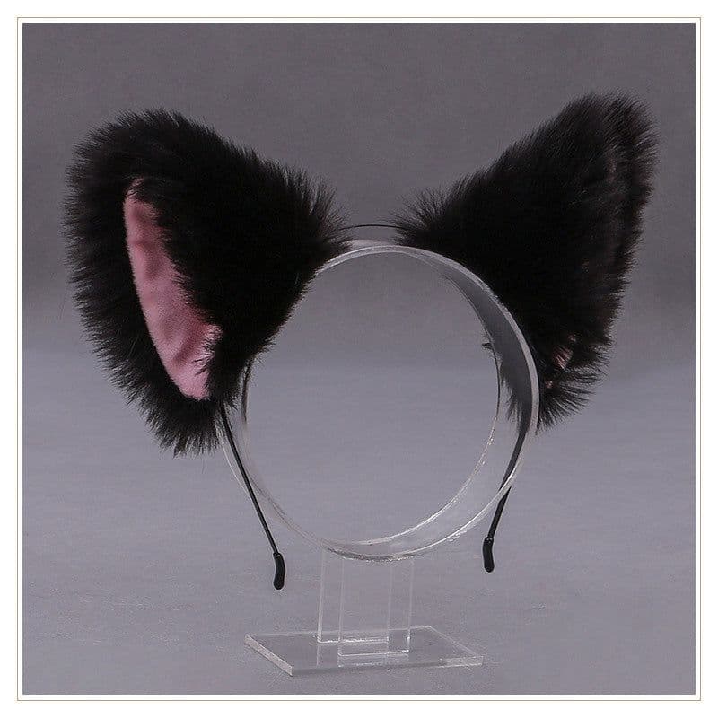 image-Fox Ears Headband Cat Girl Maid Headdress Hair Accessories